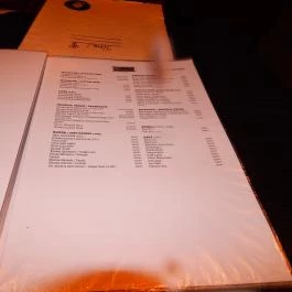 Maszek - Az utcabár, Debrecen - Étlap/itallap