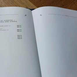 Mátka - Gozsdu Udvar, Budapest - Étlap/itallap