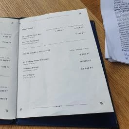 Mátka - Gozsdu Udvar, Budapest - Étlap/itallap