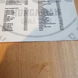 Meatology 2.0, Budapest - Étlap/itallap