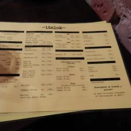 Black Dog Pub Mechwart Pince, Budapest - Étlap/itallap