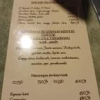 Mediterraneo Vendégfogadó Esztergom - Étlap/itallap