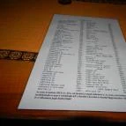 Mélypont Presszó Budapest - Étlap/itallap