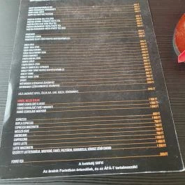 Memento Burgers & More, Tatabánya - Étlap/itallap