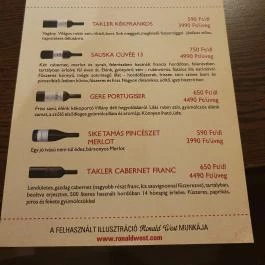 Menta Café & Lounge, Székesfehérvár - Étlap/itallap