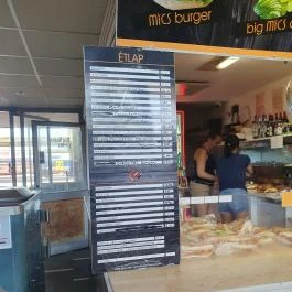 Mics Food, Szolnok - Étlap/itallap