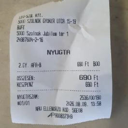 Mics Food, Szolnok - Egyéb