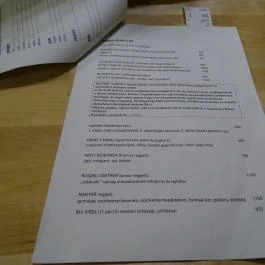 Miksa Cafe, Budapest - Étlap/itallap