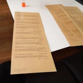 Mjam Szentendre - Étlap/itallap