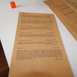 Mjam Szentendre - Étlap/itallap