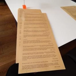 Mjam Szentendre - Étlap/itallap