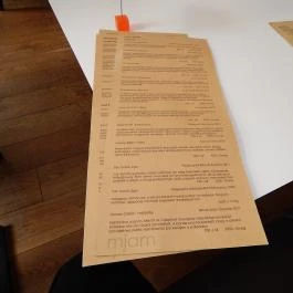 Mjam Szentendre - Étlap/itallap