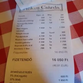 Mókus Csárda Békéscsaba - Egyéb