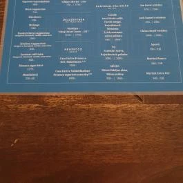 Monaco Étterem, Cegléd - Étlap/itallap