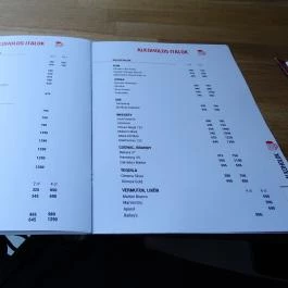 Mozsár Kávézó & Étterem Budapest - Étlap/itallap