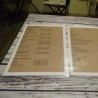 Mucika Bar Budapest - Étlap/itallap