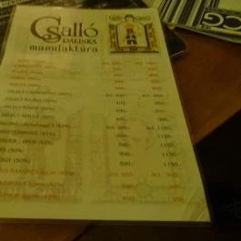 Művész Presszó Pécs - Étlap/itallap