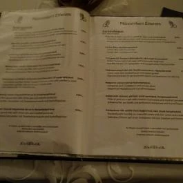 Múzeumkert Étterem & Koktél Bár Esztergom - Étlap/itallap