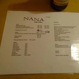 Nana Cseh Söröző, Budapest - Étlap/itallap
