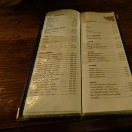 Napoleon Café, Budapest - Étlap/itallap
