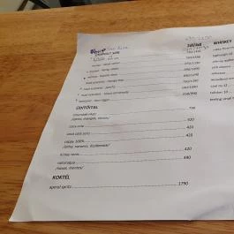 Neked Csak Dezső! Budapest - Étlap/itallap