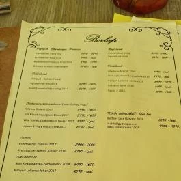 Neked Főztem Balatonfüred - Étlap/itallap
