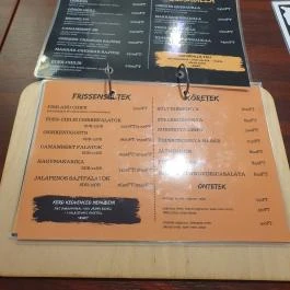 New York Café & Bistro, Szolnok - Étlap/itallap