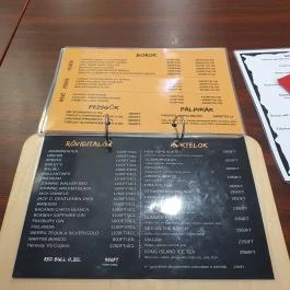 New York Café & Bistro, Szolnok - Étlap/itallap