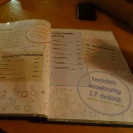 Noiret Biliárd & Darts Szalon, Budapest - Étlap/itallap