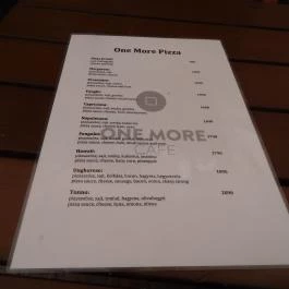 One More Cafe - Gozsdu Udvar, Budapest - Étlap/itallap