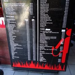 Ördög Katlan Söröző, Budapest - Étlap/itallap