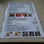 Oriental Noodles Home Budapest - Étlap/itallap