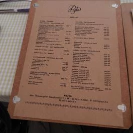 Pajta Étterem, Ôriszentpéter - Étlap/itallap