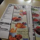 Pálma Bisztró Kecskemét - Étlap/itallap