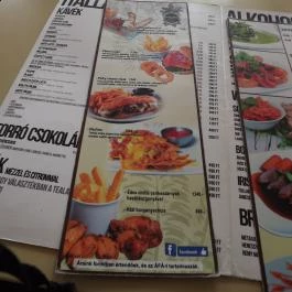 Pálma Bisztró Kecskemét - Étlap/itallap