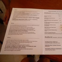 Pampetrics Borszaküzlet, Borozó Keszthely - Étlap/itallap