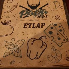 Papachef's Kitchen, Szeged - Étlap/itallap