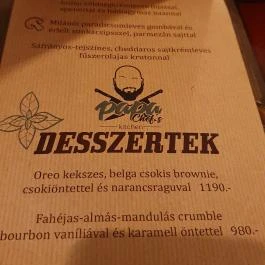 Papachef's Kitchen, Szeged - Étlap/itallap