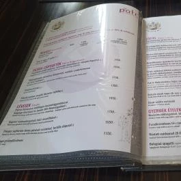Pátria Kávéház & Étterem, Székesfehérvár - Étlap/itallap