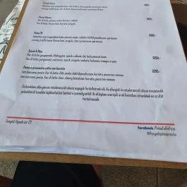 Pelso Caffe Pizzeria, Fonyód - Étlap/itallap