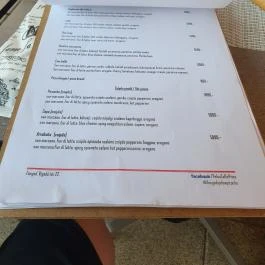 Pelso Caffe Pizzeria, Fonyód - Étlap/itallap