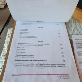 Pelso Caffe Pizzeria, Fonyód - Étlap/itallap