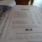 Percze Étterem Mád - Étlap/itallap