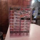 Pinyó Klub Budapest - Étlap/itallap