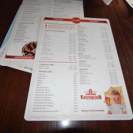 Pirítós Pub, Budapest - Étlap/itallap