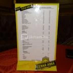 Pivohalle Sörvendéglő Budapest - Étlap/itallap