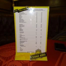 Pivohalle Sörvendéglő, Budapest - Étlap/itallap