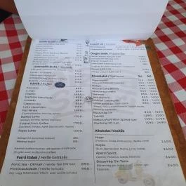 A Pizza Sztori, Balatonmáriafürdő - Étlap/itallap