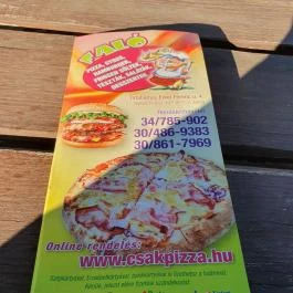 Pizzafaló, Tatabánya - Étlap/itallap