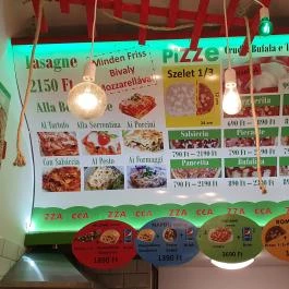 PizzaRicca - Klauzál tér, Budapest - Étlap/itallap